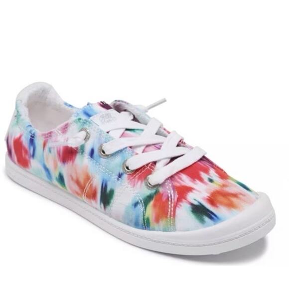 Roxy Bayshore III Slip-On Sneaker, Women's Size 7.5 - Multi Watercolor - Picture 1 of 10